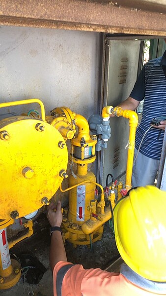 新竹瓦斯公司昨(24)日發生設備異常導致多起事故,經搶修於下午4時許恢復正常供氣。圖/竹縣府提供