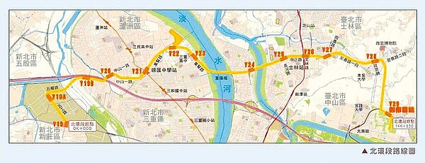 環狀線北環段CF680A區段標26日決標，最快9月開工。（新北市政府捷運局提供／呂健豪新北傳真）