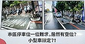 台南市區出現「停不進去」停車格　民怨：只能看不能停
