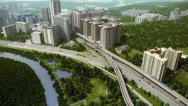 「淡北道路」真的開工了! 淡水購屋客動起來 全國矚目的淡北道路工程今日因投標廠商家數不足二度流標,新北市將持續努力進行第3次招標,力拚今年開工。圖/新北市工務局提供