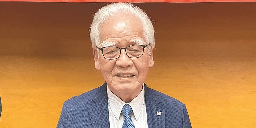 長虹建設董事長李文造28日表示:「建築業好的時代已經過去了!」圖/蔡惠芳