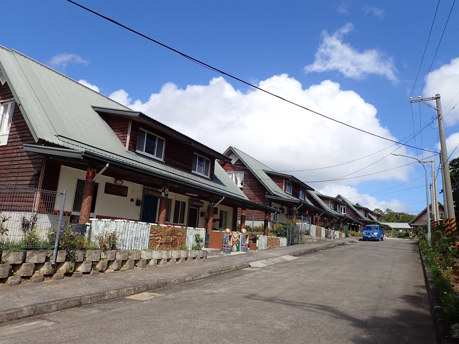 2009年莫拉克風災後,官民合力協助在屏東縣設立6處永久屋,但設計的簡易汙水處理場早已失能,成為環境衛生一大隱憂,圖為牡丹高士永久屋。記者潘欣中/攝影