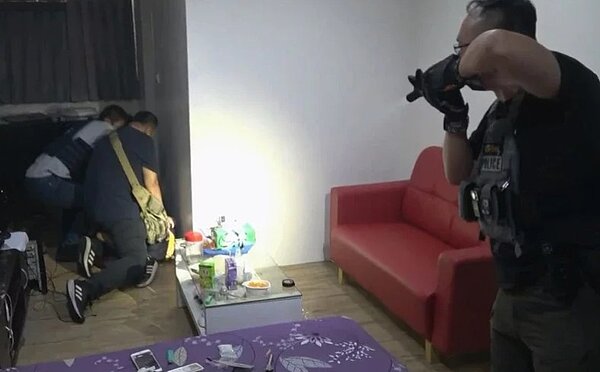 彰化警方逮捕吳姓嫌犯。圖/民眾提供