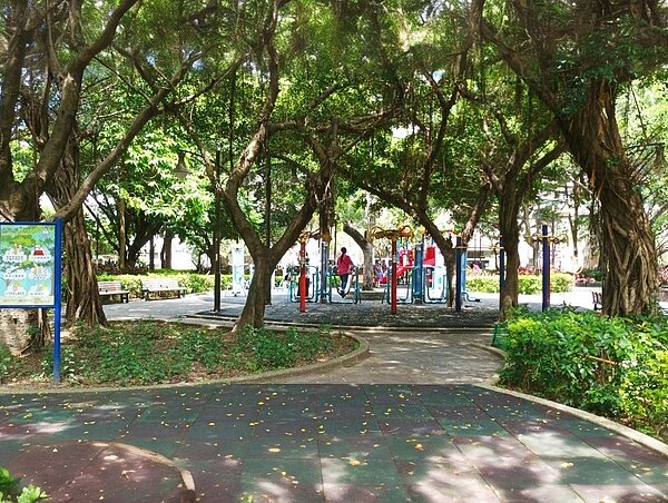 西盛公園(改善後)。圖/區公所提供