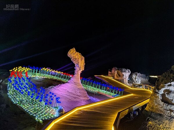 野柳地質公園夜訪女王1