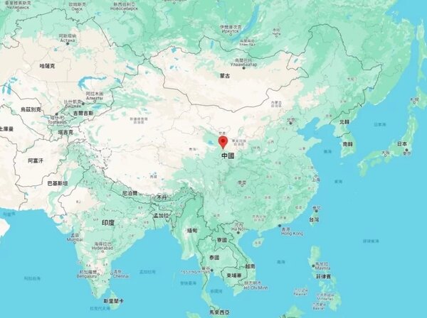 甘肅積石山規模6.2地震，已造成甘肅、青海百餘人傷亡。圖／取自Google地圖
