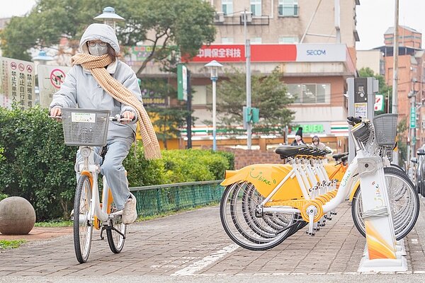 YouBike2.0於龜山區正式啟用。圖／新聞處提供