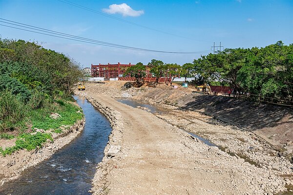 老街溪領航南橋至芝和橋整治工程114年4月完工。圖/桃園市政府提供