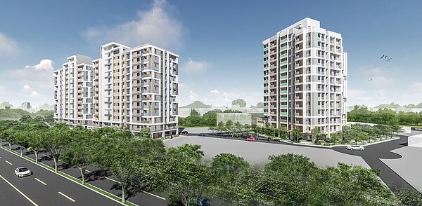 「山明水秀」社會住宅27日開工動土。圖/高雄市都發局提供