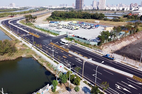 和緯路五段延伸工程27日舉辦謝土通車祈福典禮。圖／台南市政府提供