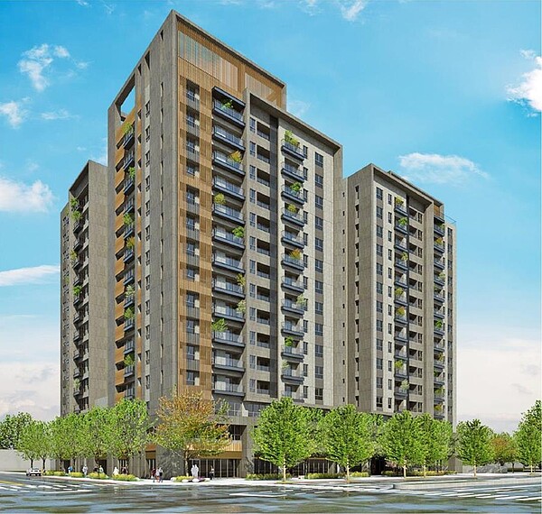 嘉義市民族國小西側公有土地公辦都市更新,明年動工興建。圖/都市發展處、觀光新聞處提供