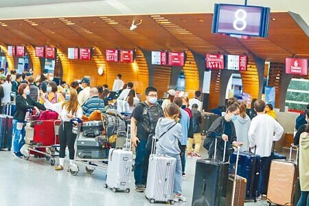 產險業者表示,由於出境人次還未恢復至疫情前,預期產險旅行綜合險還有相當大成長空間。圖∕本報資料照片