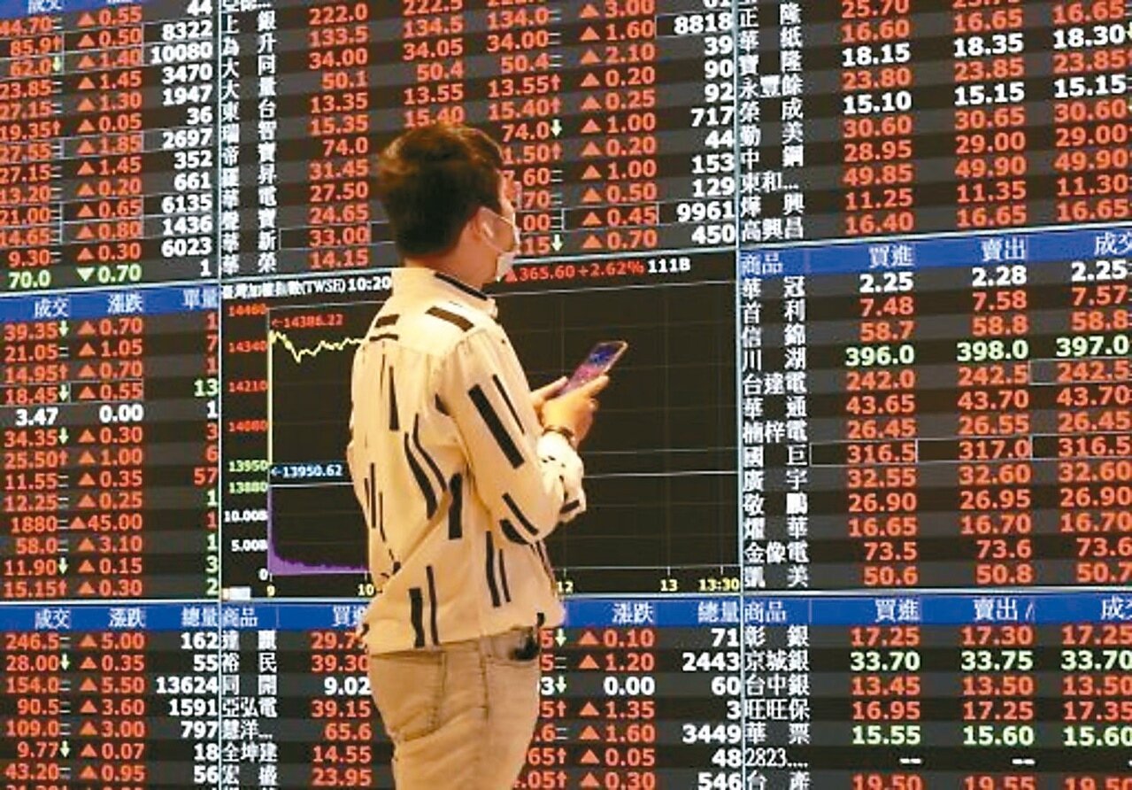 專家示警台股背離基本面有風險。聯合報系資料照 