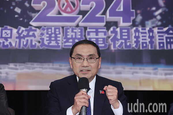 國民黨總統候選人侯友宜。 記者許正宏／攝影 