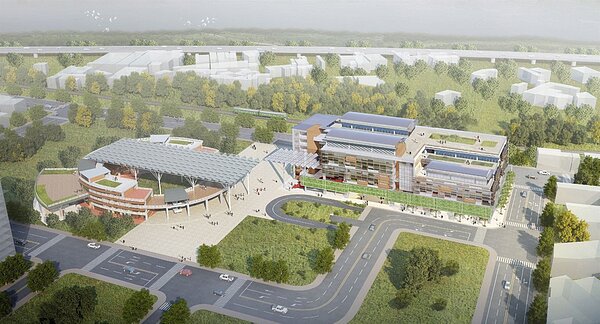 新竹縣「竹東客家文化大禾埕計畫」預計2024年1月中旬第一次開標。圖／新竹縣政府提供