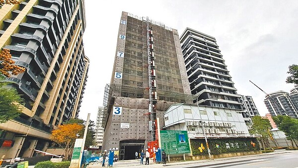 板橋江翠段青年社會住宅建築外觀。圖／新北市城鄉局提供