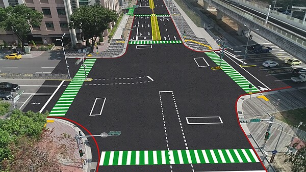 台中市府編列預算5億2,780萬元辦理南區建國北路道路拓寬工程。圖/台中市政府提供