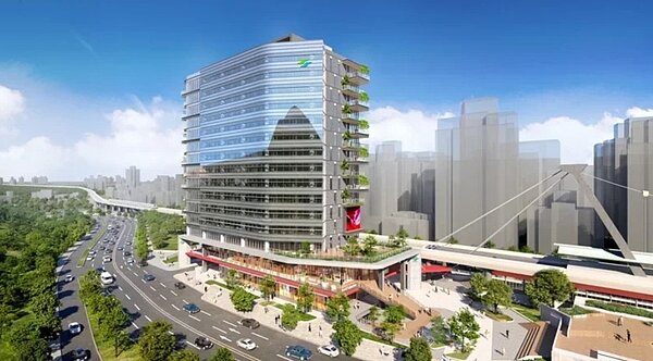 劍潭站TOD案變更設計過關。圖／台北捷運公司提供
