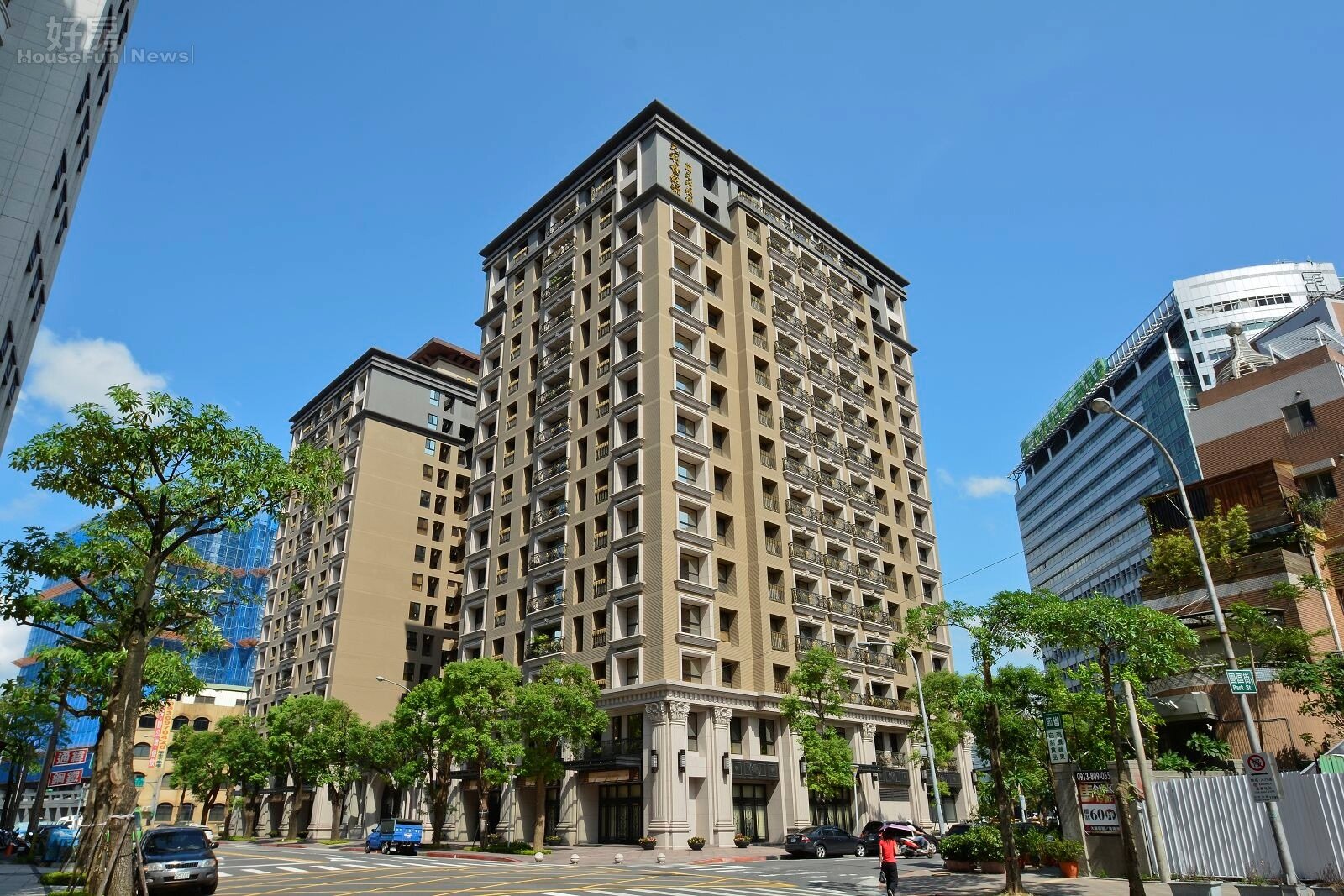 台北市南港區重陽路元利世紀匯,位於南港五期重劃區,南港軟體園區五分鐘步行路程。(好房News記者 陳韋帆/攝影)