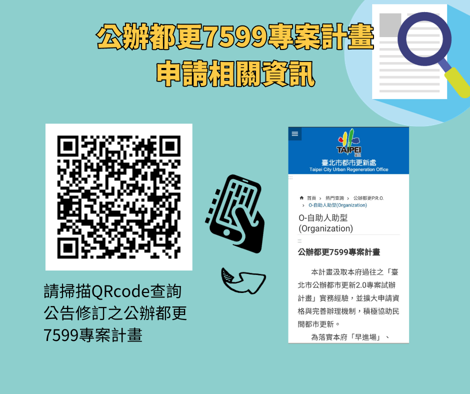 申請相關資訊。圖/台北市都更處提供