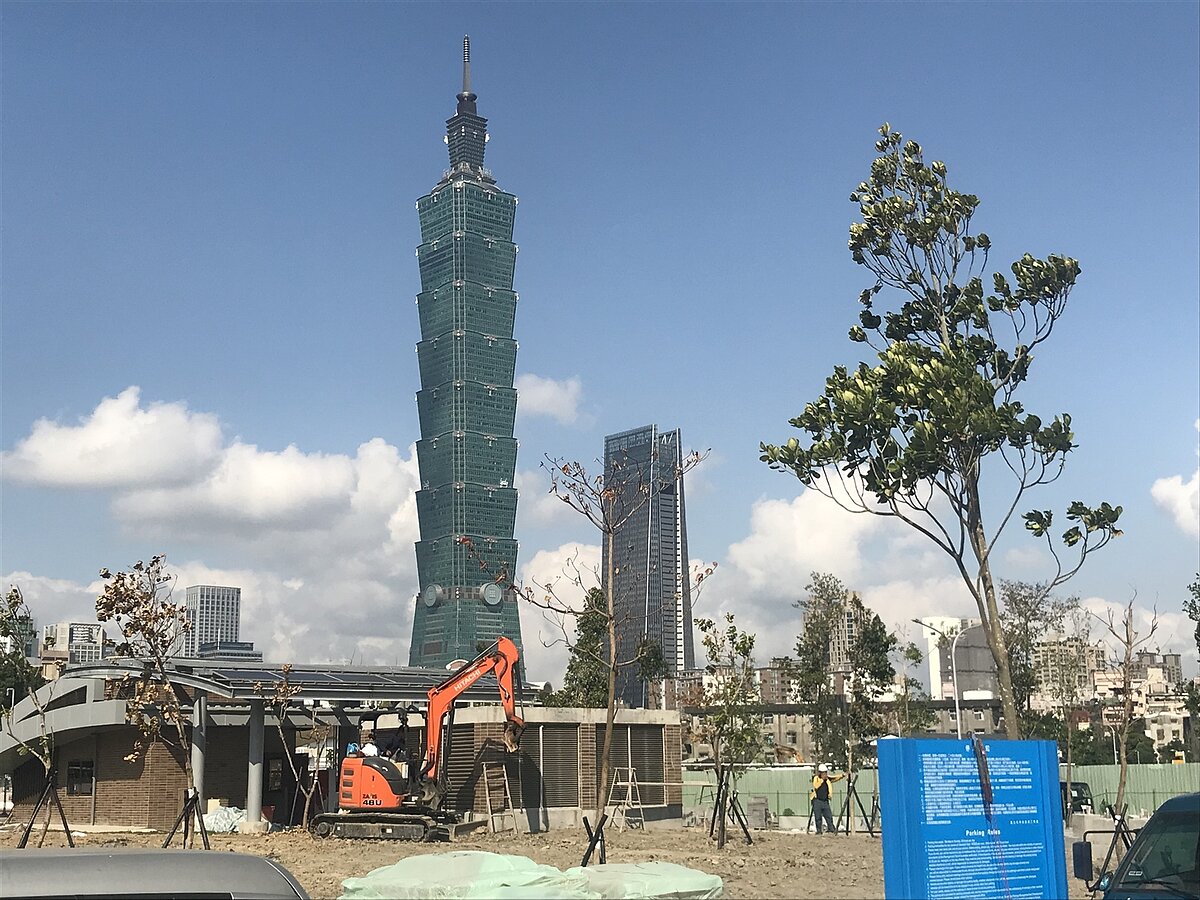 信義區房市示意圖。 圖/記者游智文攝影