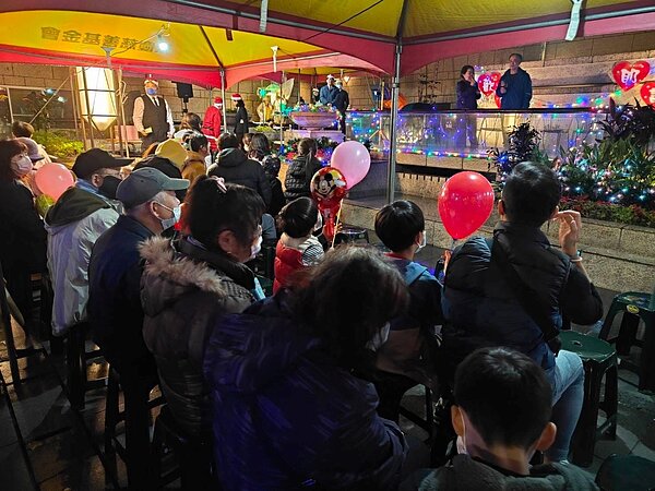 千禧園社區聖誕晚會來了！（圖／板橋樂生活Ｘ有你有我）