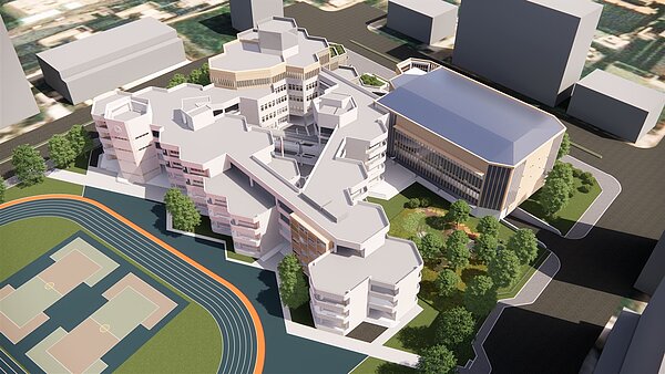 新竹縣竹北市文興國民小學校舍興建工程,在大眾期盼下於今(15)日舉辦校舍開工動土典禮。圖/新竹縣政府提供