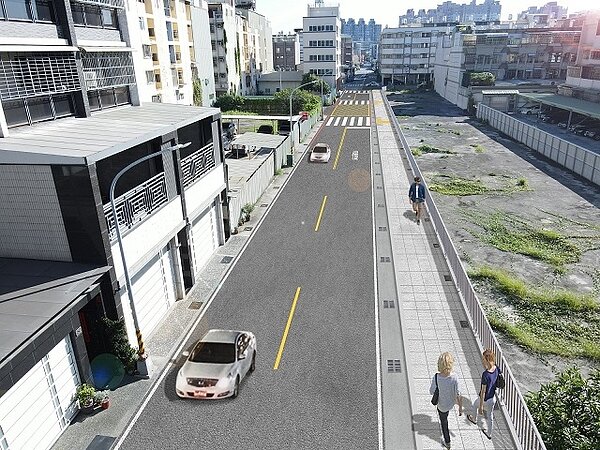 工程完工模擬圖。圖／高雄市交通局提供