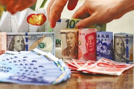 新台幣16日收31.392元,單日狂貶1.77角或0.56%,跌幅創去年12月2日以來最大。圖∕本報資料照片