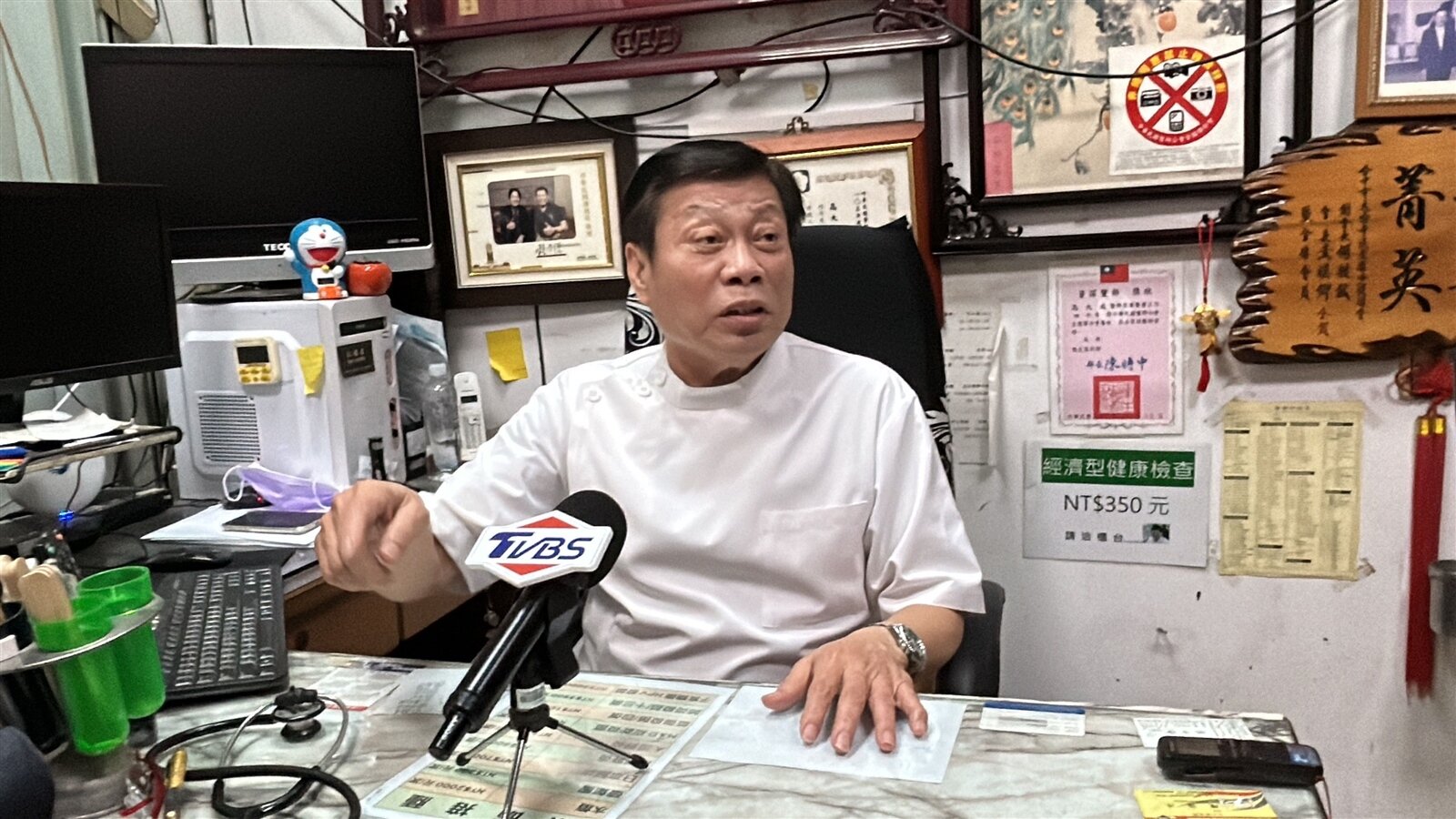 中山附醫法醫科主任高大成。記者趙容萱/攝影