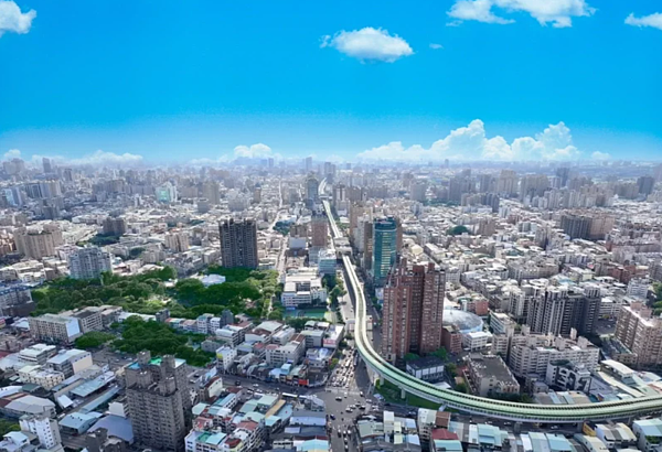 7座台中捷運綠線聯開案站點,皆位於文心路軸線上。圖/大鑫開發建設提供