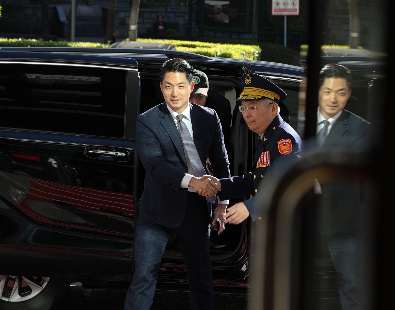 台北市長蔣萬安今天上午出席台北市警察局分局長、大隊長交接典禮監交。記者林麗玉/攝影