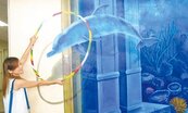 埔榮巧思　醫院繪3D壁畫　看病如悠游海底