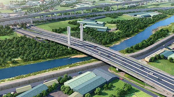 市政路延伸開闢第二標成功解鎖。圖/台中市政府提供