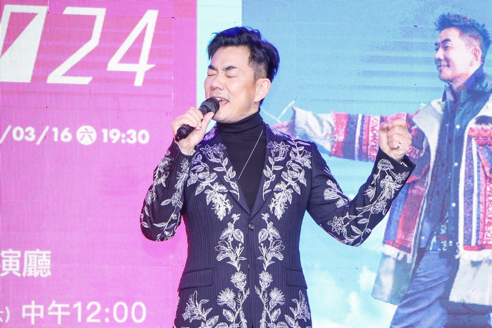 任賢齊歌聲動人。記者沈昱嘉/攝影