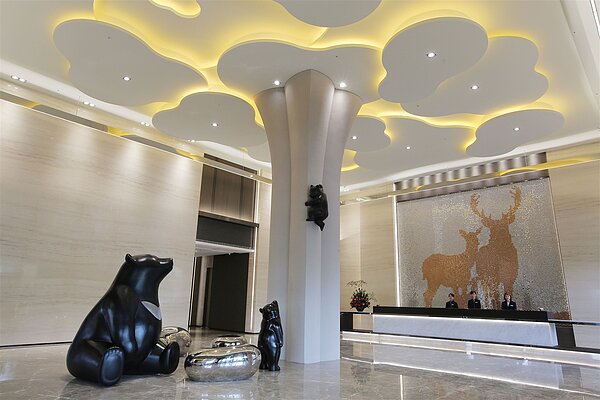 新悦花園酒店大廳。圖/觀光新聞處提供