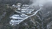 中北部山區一片白　馬祖也下起瑞雪