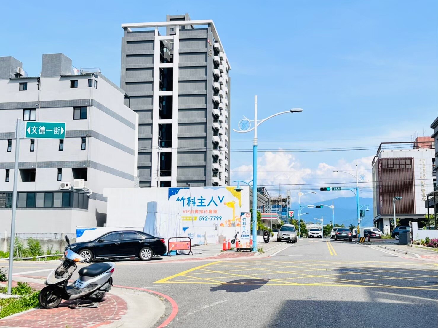 新竹芎林鄉街景。 記者游智文攝影