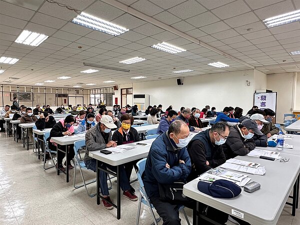 第16期市地重劃座談會。圖／地政局提供