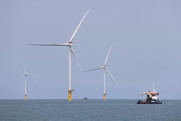離岸風電示意圖。 圖/聯合報系資料照片