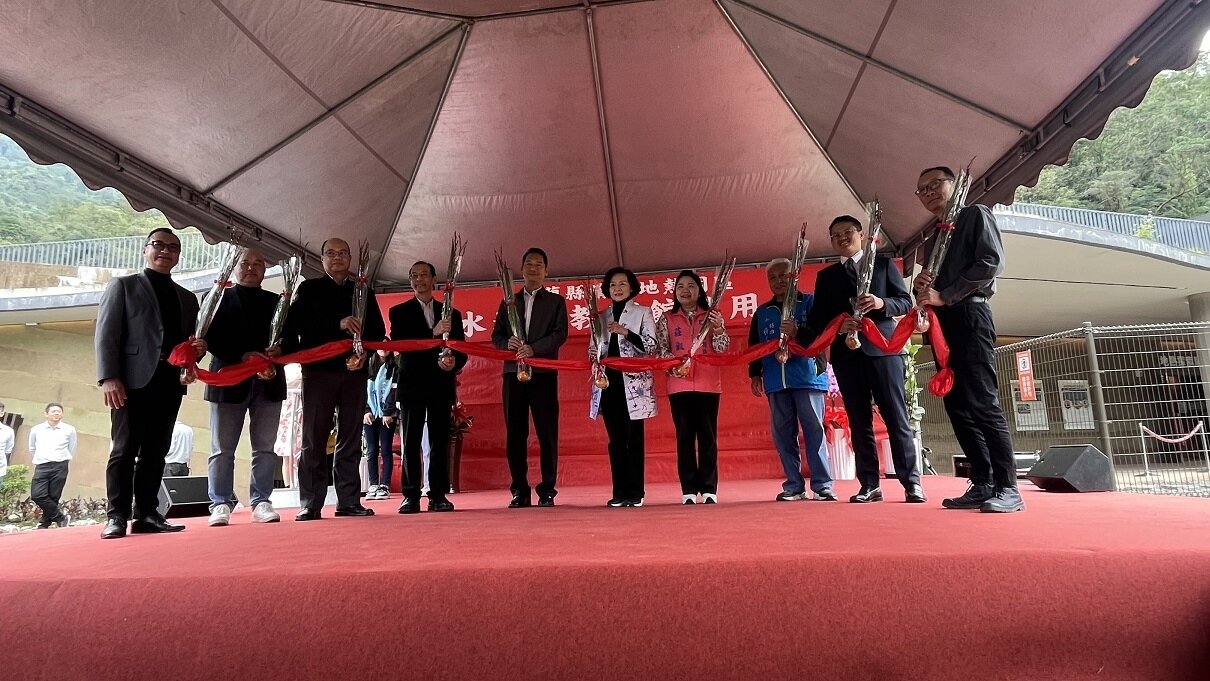 ▼今日「清水地熱教育館」由宜蘭縣長林姿妙剪綵宣布正式啟用。（圖／<a href="https://house.ebc.net.tw/" data-cke-saved-href="https://house.ebc.net.tw/" target="_blank">EBC地產王</a>張琬聆攝）