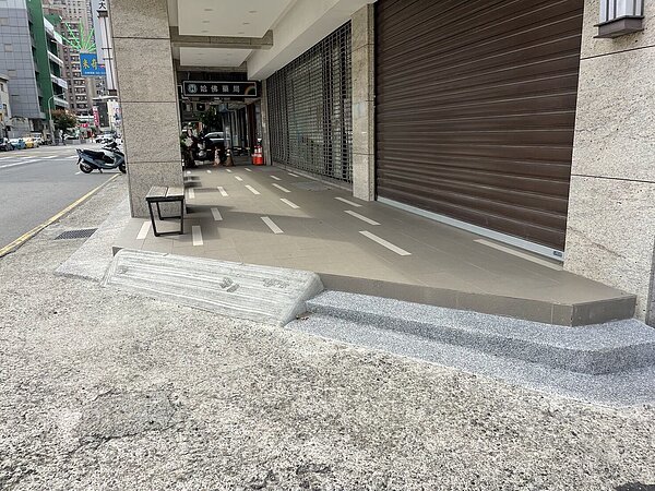 竹市再推4路段騎樓順平工程。圖/新竹市工務處提供