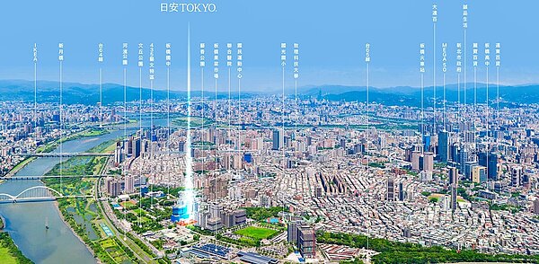 江翠北側重劃區A、B區是離新板特區最近的「房價凹陷區」,且為北部很少見的綠覆率極高重劃區。圖/日安TOKYO提供