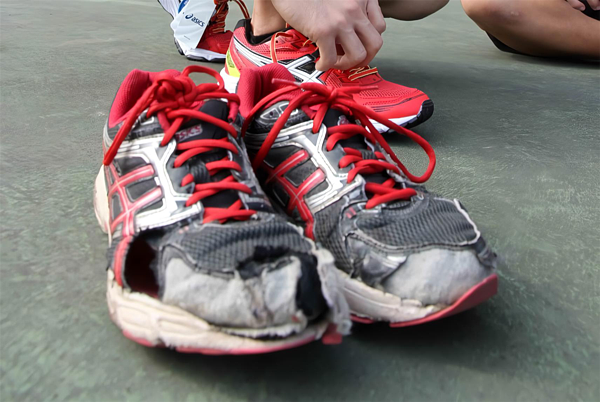 破鞋示意圖。圖/聯合報系資料照