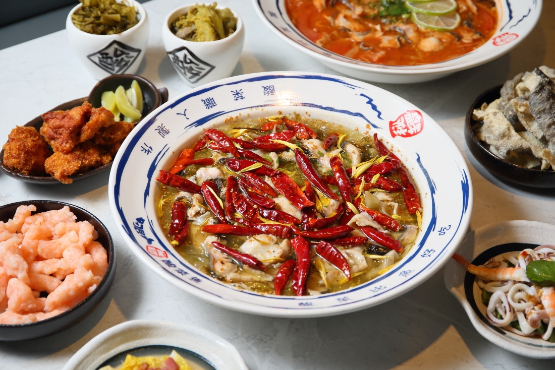 「秘罈酸菜魚」為刁民酸菜魚的明星商品，每份638～1,188元。記者陳睿中／攝影 