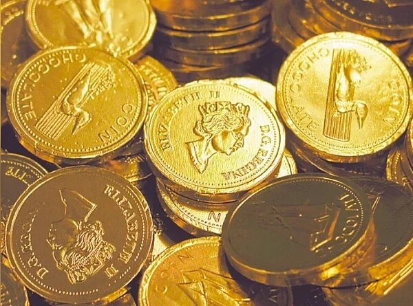 金幣巧克力/聯合報系資料照