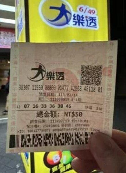 13日晚開獎的大樂透發生提前截止銷售的烏龍,投注站業者表示,這可能引發消費糾紛。圖/記者賴昭穎攝影