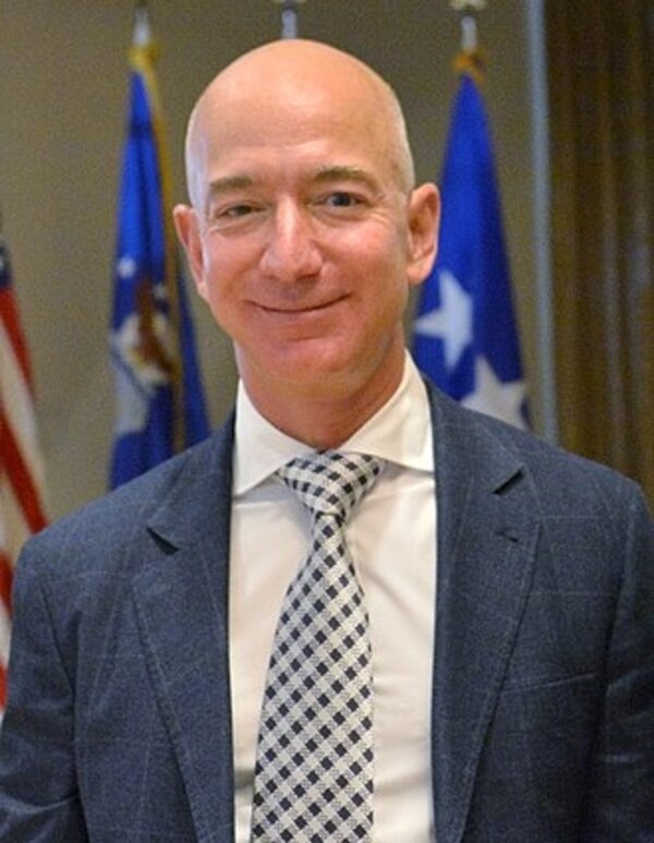 亞馬遜創辦人貝佐斯（Jeff Bezos）。圖／維基百科
