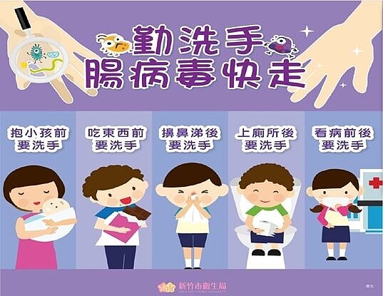 腸病毒55攻略守護學童健康。圖/新竹市府提供
