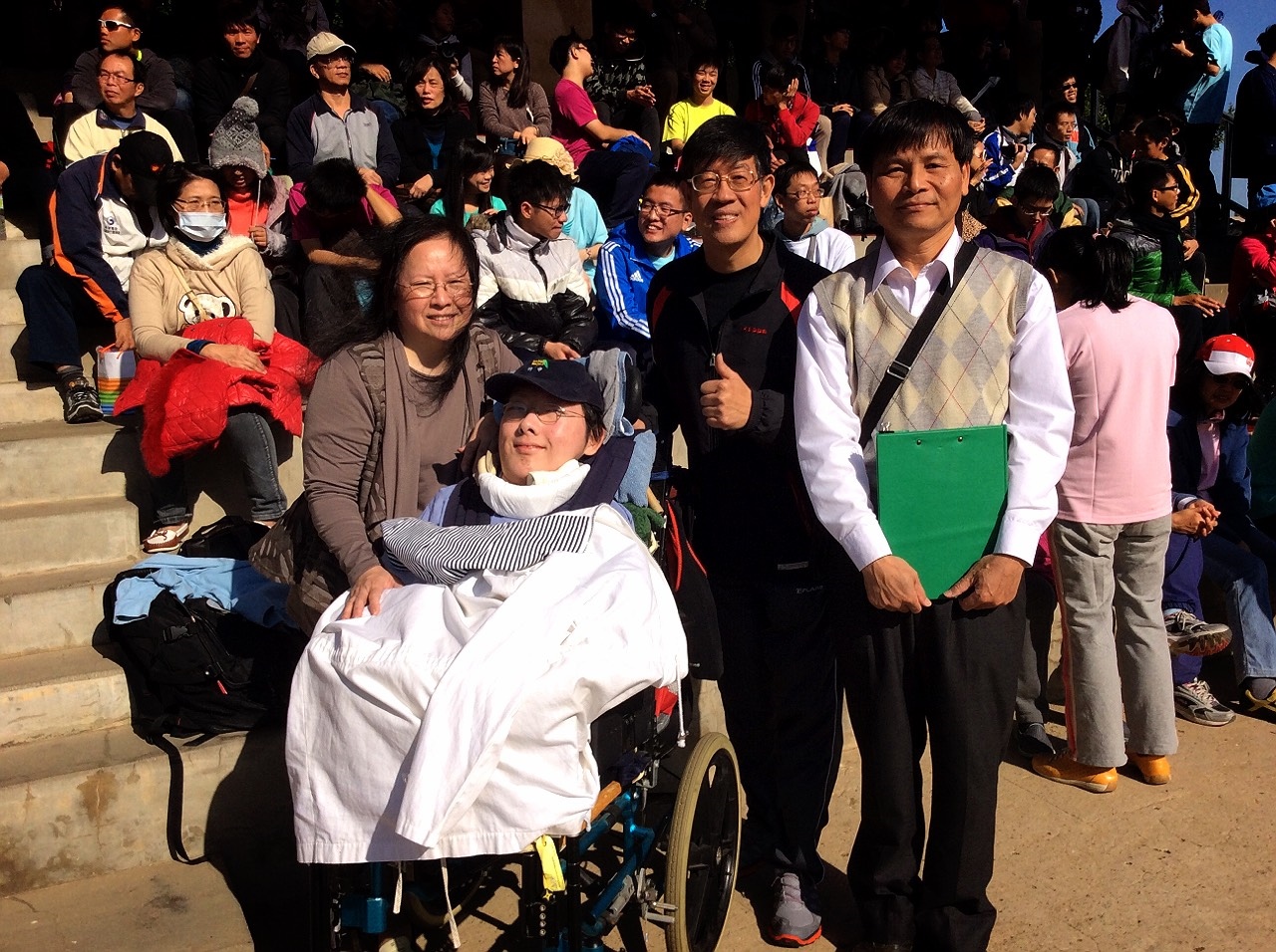 陳俊翰曾在2014年回母校新竹高中參加校慶，獲得師生熱情回應。本報資料照 
